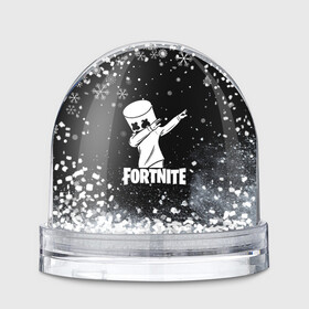 Игрушка Снежный шар с принтом НОВОГОДНИЙ FORTNITE MARSHMELLO в городе Новоалтайск, Пластик | Изображение внутри шара печатается на глянцевой фотобумаге с двух сторон | fortnite | fortnite 2 | fortnite x | game | marshmello | игра | маршмелло | новогодний | снежинки | фортнайт | фортнайт 2 | фортнайт глава 2