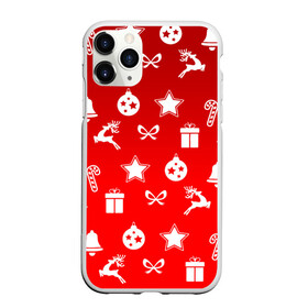 Чехол для iPhone 11 Pro Max матовый с принтом Новогодний узор красный градиент. в городе Новоалтайск, Силикон |  | 2022 | happy new year | merry christmas | год тигра | зима близко | нг | новогодний | новогодняя символика | новый год | новый год 2022 | рождество | символ 2022 года | снег | снежинки