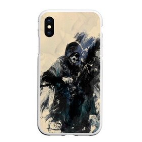 Чехол для iPhone XS Max матовый с принтом Корво Аттано в городе Новоалтайск, Силикон | Область печати: задняя сторона чехла, без боковых панелей | dishonored | disonord | game | games | дисонорд | игра | игры