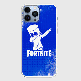 Чехол для iPhone 13 Pro Max с принтом Marshmello зимний в городе Новоалтайск,  |  | fortnite | fortnite 2 | fortnite x | marshmello | маршмелло | фортнайт | фортнайт 2 | фортнайт глава 2