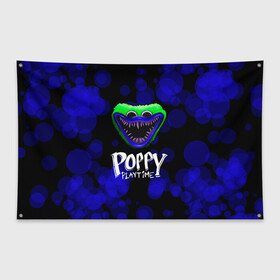 Флаг-баннер с принтом Poppy Playtime воздушные шары в городе Новоалтайск, 100% полиэстер | размер 67 х 109 см, плотность ткани — 95 г/м2; по краям флага есть четыре люверса для крепления | poppy playtime | игра | кукла | монстр | плэйтайм | поппи плейтайм | хагги вагги | хоррор