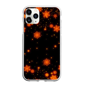 Чехол для iPhone 11 Pro матовый с принтом ОГНЕННЫЕ НОВОГОДНИЕ СНЕЖИНКИ НЕОН в городе Новоалтайск, Силикон |  | Тематика изображения на принте: 2022 | beast | merry christmas | new year | red bow | santa hat | snow | tiger | winter | winter is coming | year of the tiger | год тигра | дед мороз | животные | звери | зверь | зима | зима 2022 | зима близко | новог | новогодни