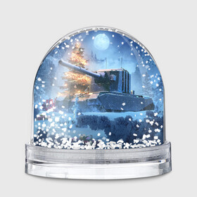 Игрушка Снежный шар с принтом World of Tanks Christmas в городе Новоалтайск, Пластик | Изображение внутри шара печатается на глянцевой фотобумаге с двух сторон | art | christmas | gifts | moon | new year | night | snow | tank | tree | winter | world of tanks | арт | елка | зима | луна | новый год | ночь | подарки | рождество | снег | танк