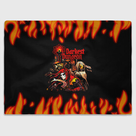 Плед 3D с принтом Darkest Dungeon Heroes в городе Новоалтайск, 100% полиэстер | закругленные углы, все края обработаны. Ткань не мнется и не растягивается | darkest dungeon | могильная воровка | прокаженный | темнейшее подземелье | темное подземелье | шут