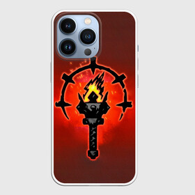Чехол для iPhone 13 Pro с принтом Darkest Dungeon Факел в городе Новоалтайск,  |  | Тематика изображения на принте: darkest dungeon | fire | flame | torch | огонь | пламя | темнейшее подземелье | темное подземелье