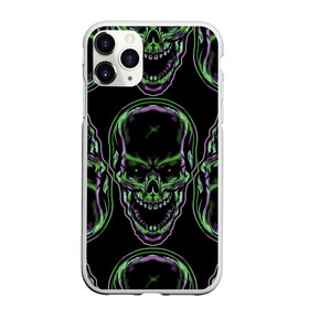 Чехол для iPhone 11 Pro Max матовый с принтом Skulls vanguard pattern 2077 в городе Новоалтайск, Силикон |  | fashion | hype | neon | pattern | skull | vanguard | авангард | неон | узор | хайп | череп