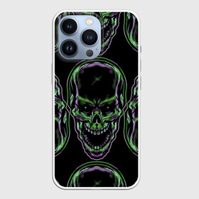 Чехол для iPhone 13 Pro с принтом Skulls vanguard pattern 2077 в городе Новоалтайск,  |  | fashion | hype | neon | pattern | skull | vanguard | авангард | неон | узор | хайп | череп