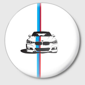 Значок с принтом BMW | WILD BEAST в городе Новоалтайск,  металл | круглая форма, металлическая застежка в виде булавки | bmw | e34 | e36 | m style | sport | x3 | x5 | x6 | x7 | авто | автомобиль | автоспорт | беха | бмв | бумер | в топе | как у всех | м пакет | рекомендации | спорт | хочу