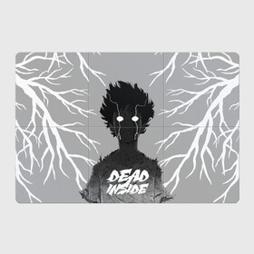 Магнитный плакат 3Х2 с принтом DEAD INSIDE (Mob psycho) в городе Новоалтайск, Полимерный материал с магнитным слоем | 6 деталей размером 9*9 см | Тематика изображения на принте: dead inside | mob psycho | аниме | ветки | персонаж | рисунок