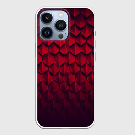 Чехол для iPhone 13 Pro с принтом ЧЕШУЯ КРАСНОГО ДРАКОНА в городе Новоалтайск,  |  | dragon | fantasy | scale | texture | дракон | текстура | фэнтези | чешуя