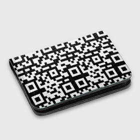 Картхолдер с принтом с принтом qr code куаркод в городе Новоалтайск, натуральная матовая кожа | размер 7,3 х 10 см; кардхолдер имеет 4 кармана для карт; | covid | qr code | антикороновирус | ковид | куаркод | привика