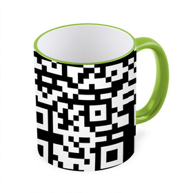Кружка с принтом qr code куаркод в городе Новоалтайск, керамика | ёмкость 330 мл | covid | qr code | антикороновирус | ковид | куаркод | привика