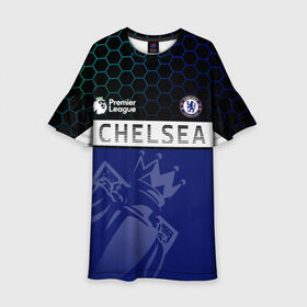 Детское платье 3D с принтом FC Chelsea London | ФК Челси Лонон в городе Новоалтайск, 100% полиэстер | прямой силуэт, чуть расширенный к низу. Круглая горловина, на рукавах — воланы | Тематика изображения на принте: blue | champion | chelsea | club | football | lions | london | soccer | sport | англия | аристократы | британия | клуб | лондон | львы | синие | спорт | футбол | челси | чемпион