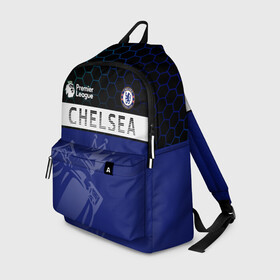 Рюкзак 3D с принтом FC Chelsea London | ФК Челси Лонон в городе Новоалтайск, 100% полиэстер | лямки с регулируемой длиной, сверху петелька, чтобы рюкзак можно было повесить на вешалку. Основное отделение закрывается на молнию, как и внешний карман. Внутри два дополнительных кармана, один из которых закрывается на молнию. По бокам два дополнительных кармашка | Тематика изображения на принте: blue | champion | chelsea | club | football | lions | london | soccer | sport | англия | аристократы | британия | клуб | лондон | львы | синие | спорт | футбол | челси | чемпион