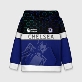 Детская толстовка 3D с принтом FC Chelsea London | ФК Челси Лонон в городе Новоалтайск, 100% полиэстер | двухслойный капюшон со шнурком для регулировки, мягкие манжеты на рукавах и по низу толстовки, спереди карман-кенгуру с мягким внутренним слоем | blue | champion | chelsea | club | football | lions | london | soccer | sport | англия | аристократы | британия | клуб | лондон | львы | синие | спорт | футбол | челси | чемпион