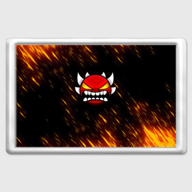 Магнит 45*70 с принтом [Geometry Dash]   Неоновые штрихи в городе Новоалтайск, Пластик | Размер: 78*52 мм; Размер печати: 70*45 | Тематика изображения на принте: 2d | arcade | demon | game | geometry dash | levels | meltdown | robtop | smile | аркада | геометрический тире | демон | раннер | смайлы | уровни | эмоции