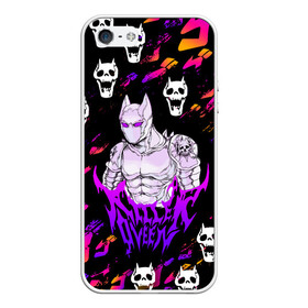 Чехол для iPhone 5/5S матовый с принтом JOJO   KILLER QUEEN   КОРОЛЕВА УБИЙЦА   ДЖО ДЖО в городе Новоалтайск, Силикон | Область печати: задняя сторона чехла, без боковых панелей | Тематика изображения на принте: adventure | jojo | jojos bizarre | jojos bizarre adventure | killer queen | pattern | yare yare daze | аниме | брызги | джоджо | манга | узор | яре яре дазе