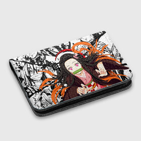 Картхолдер с принтом с принтом Nezuko Kimetsu no Yaiba в городе Новоалтайск, натуральная матовая кожа | размер 7,3 х 10 см; кардхолдер имеет 4 кармана для карт; | anime | demon slayer | kimetsu no yaiba | nezuko | аниме | клинок рассекающий демонов | клинок уничтожающий демонов | манга | нэдзуко