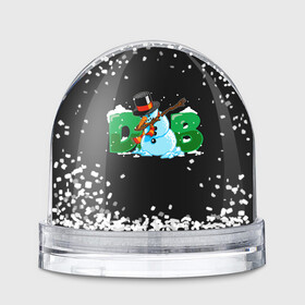 Игрушка Снежный шар с принтом Classic Dab SnowMan в городе Новоалтайск, Пластик | Изображение внутри шара печатается на глянцевой фотобумаге с двух сторон | 2022 | 22 | christmas | dab | dub | man | new | notes | scarf | snow | snowman | snowy | woman | year | баба | год | даб | классический | новый | ноты | очки | рождество | снег | снеговик | снежная | шарф