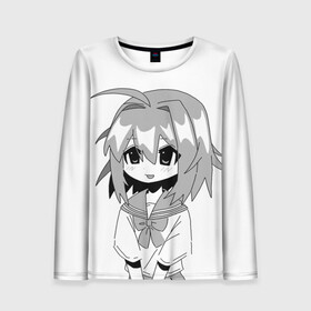 Женский лонгслив 3D с принтом Anime Tyan в городе Новоалтайск, 100% полиэстер | длинные рукава, круглый вырез горловины, полуприлегающий силуэт | 1000 7 | anime | dead ghoul | dead inside | depression | dota | drain | tyan | waifu | zxc | zxcursed | акума | альт | аниме | аниме герои | анимэ | вайфу | дед инсайд | дрейн | дэд инсайд | курсед | тян | тянка