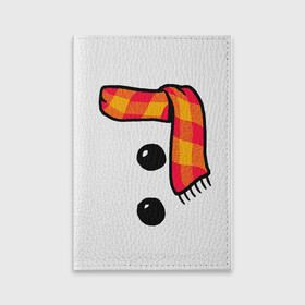 Обложка для паспорта матовая кожа с принтом Snowman Outfit в городе Новоалтайск, натуральная матовая кожа | размер 19,3 х 13,7 см; прозрачные пластиковые крепления | attributes | buttons | christmas | new | scarf | snow | snowman | snowy | woman | year | атрибутика | баба | год | новый | пуговица | пуговицы | рождество | снег | снеговик | снежная | шарф