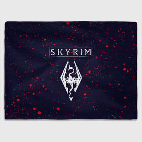 Плед 3D с принтом TESV: SKYRIM   Брызги в городе Новоалтайск, 100% полиэстер | закругленные углы, все края обработаны. Ткань не мнется и не растягивается | bethesda | elder | game | games | logo | online | paint | rpg | scrolls | skyrim | tes | the | бетесда | брызги | дракон | драконы | игра | игры | краска | лого | онлайн | рпг | символ | символы | скайрим | тес | тэс
