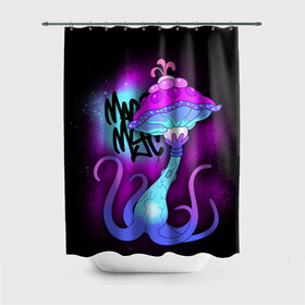 Штора 3D для ванной с принтом Корпорация Заговор - Magic Myc в городе Новоалтайск, 100% полиэстер | плотность материала — 100 г/м2. Стандартный размер — 146 см х 180 см. По верхнему краю — пластиковые люверсы для креплений. В комплекте 10 пластиковых колец | cognito inc | inside job | magic myc | shadow government | волшебный майк | гриб | когнито | корпорация заговор | мультфильм | супер майк | теневое правительство | теории заговора