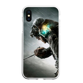 Чехол для iPhone XS Max матовый с принтом Корво в городе Новоалтайск, Силикон | Область печати: задняя сторона чехла, без боковых панелей | dishonored | disonord | game | games | дисонорд | игра | игры