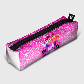 Пенал школьный 3D с принтом JOJO   KILLER QUEEN   КОРОЛЕВА УБИЙЦА   GRADIENT в городе Новоалтайск, 100% полиэстер | плотная ткань, застежка на молнии | adventure | jojo | jojos bizarre | jojos bizarre adventure | killer queen | pattern | yare yare daze | аниме | брызги | джоджо | манга | узор | яре яре дазе