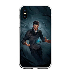 Чехол для iPhone XS Max матовый с принтом Dishonored art в городе Новоалтайск, Силикон | Область печати: задняя сторона чехла, без боковых панелей | dishonored | disonord | game | games | дисонорд | игра | игры