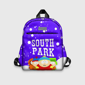Детский рюкзак 3D с принтом SOUTH PARK   ЮЖНЫЙ ПАРК в городе Новоалтайск, 100% полиэстер | лямки с регулируемой длиной, сверху петелька, чтобы рюкзак можно было повесить на вешалку. Основное отделение закрывается на молнию, как и внешний карман. Внутри дополнительный карман. По бокам два дополнительных кармашка | eric cartman | park | south | south park | кайл | картман | картмен | кени | кеннет | кенни | они убили кени | парк | саус парк | сволочи | стэнли | эрик | южный | южный парк