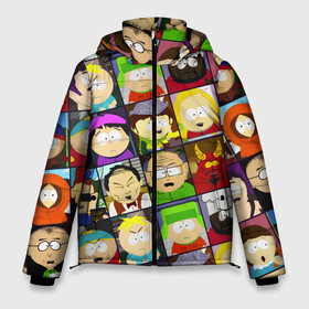 Мужская зимняя куртка 3D с принтом SOUTH PARK   ЮЖНЫЙ ПАРК   УЗОР   PATTERN в городе Новоалтайск, верх — 100% полиэстер; подкладка — 100% полиэстер; утеплитель — 100% полиэстер | длина ниже бедра, свободный силуэт Оверсайз. Есть воротник-стойка, отстегивающийся капюшон и ветрозащитная планка. 

Боковые карманы с листочкой на кнопках и внутренний карман на молнии. | eric cartman | park | pattern | south | south park | кайл | картман | картмен | кени | кеннет | кенни | они убили кени | парк | саус парк | сволочи | стэнли | узор | эрик | южный | южный парк