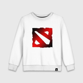 Детский свитшот хлопок с принтом ЧЁРНО КРАСНОЕ ЛОГО ДОТА 2 | DOTA 2 LOGO в городе Новоалтайск, 100% хлопок | круглый вырез горловины, эластичные манжеты, пояс и воротник | bristleback | dota | dota 2 | dota2 | heroes | invoker | lina | og team | pudge | shadow | shadow fiend | team liquid | team spirit | the international | windranger | бристелбек | бристл | дота | дота 2 | дота2 | пудж | тень | урса
