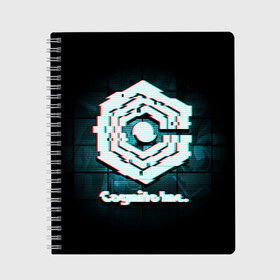Тетрадь с принтом Cognito Inc  Inside Job (Корпорация Заговор) в городе Новоалтайск, 100% бумага | 48 листов, плотность листов — 60 г/м2, плотность картонной обложки — 250 г/м2. Листы скреплены сбоку удобной пружинной спиралью. Уголки страниц и обложки скругленные. Цвет линий — светло-серый
 | Тематика изображения на принте: cognito inc | glitch | inside job | shadow government | глитч | когнито | корпорация заговор | мультфильм | теневое правительство | теории заговора