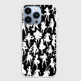 Чехол для iPhone 13 Pro с принтом GENSHIN IMPACT ПЕРСОНАЖИ БЕЛЫЙ в городе Новоалтайск,  |  | Тематика изображения на принте: genshin impact | heroes genshi | альбедо | барбара | беннет | бэй доу | венти | гань юй | джинн | дилюк | диона | кли | кэ цин | кэйа | лиза | мона | нин гуан | ноэль | путешественник | рэйзор | сахароза | син цю | синь янь