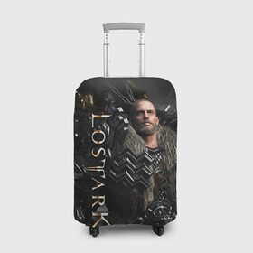 Чехол для чемодана 3D с принтом LOST ARK Destroyer в городе Новоалтайск, 86% полиэфир, 14% спандекс | двустороннее нанесение принта, прорези для ручек и колес | action rpg | destroyer | lost ark | ассасин | воин | герои | игры | лост арк | маг | персонажи | стрелок