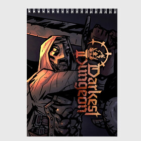 Скетчбук с принтом Darkest Dungeon 2 (Темнейшее подземелье 2) в городе Новоалтайск, 100% бумага
 | 48 листов, плотность листов — 100 г/м2, плотность картонной обложки — 250 г/м2. Листы скреплены сверху удобной пружинной спиралью | darkest dungeon | dd | rpg | the butchers circus | the colour of madness | the crimson court | the shieldbreaker | игры | подземелье | темнейшее подземелье