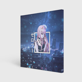Холст квадратный с принтом Zero Two в платье, Darling in the Franxx в городе Новоалтайск, 100% ПВХ |  | Тематика изображения на принте: darling | darling in the franxx | zero two | вайфу | зеро ту | код 002 | любимый во франксе | милый во франксе | франкс