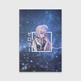 Обложка для паспорта матовая кожа с принтом Zero Two в платье, Darling in the Franxx в городе Новоалтайск, натуральная матовая кожа | размер 19,3 х 13,7 см; прозрачные пластиковые крепления | darling | darling in the franxx | zero two | вайфу | зеро ту | код 002 | любимый во франксе | милый во франксе | франкс