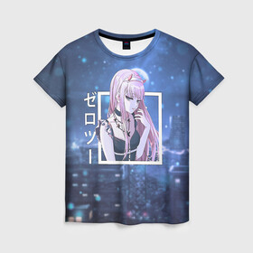 Женская футболка 3D Zero Two в платье, Darling in the Franxx: в городе Новоалтайск, 100% полиэфир ( синтетическое хлопкоподобное полотно) | прямой крой, круглый вырез горловины, длина до линии бедер | darling | darling in the franxx | zero two | вайфу | зеро ту | код 002 | любимый во франксе | милый во франксе | франкс