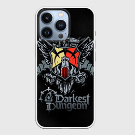 Чехол для iPhone 13 Pro с принтом Darkest Dungeon герб в городе Новоалтайск,  |  | darkest dungeon | dd | rpg | the butchers circus | the colour of madness | the crimson court | the shieldbreaker | игры | подземелье | темнейшее подземелье