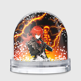 Игрушка Снежный шар с принтом GENSHIN IMPACT ДИЛЮК МОЛНИИ FLASH в городе Новоалтайск, Пластик | Изображение внутри шара печатается на глянцевой фотобумаге с двух сторон | anime | diluc | genshin impact | аниме | геншен импакт | геншин импакт | геншин эмпакт | геншинимпакт | дилюк | игры | персонажи