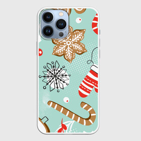 Чехол для iPhone 13 Pro Max с принтом ПОДНИМЕТ НОВОГОДНЕЕ НАСТРОЕНИЕ в городе Новоалтайск,  |  | Тематика изображения на принте: 2021 | new year | деда мороза | к нам приходит | как у всех | клауса | костюм | красный | милый | новогодний | новый год | огонь | праздник | пряники | рекомендации | рождество | санты | снег | снежинки | снежок
