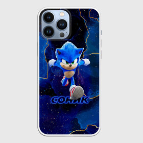Чехол для iPhone 13 Pro Max с принтом Sonic бежит со скоростью звука. в городе Новоалтайск,  |  | game | sega | sonic | sonic the hedgehog | видеоигра | доктор эггман | звуковой | игра | со скоростью звука | соник | соник в кино