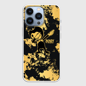 Чехол для iPhone 13 Pro с принтом Bendy and the ink machine Gold. в городе Новоалтайск,  |  | bendy | bendy and the ink machine | бенди | бенди и чернильная машина | большие чудеса | взлёты и падения | движущиеся картинки | последняя бобина | старая песня