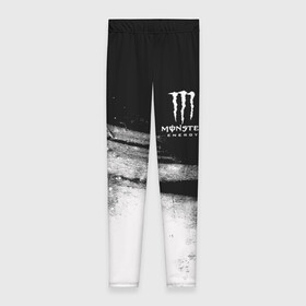 Леггинсы 3D с принтом Monster Energy марка напитка в городе Новоалтайск, 80% полиэстер, 20% эластан | Эластичный пояс, зауженные к низу, низкая посадка | monster energy | sport | логтип | марка | марка энергетических напитков | монстр энерджи | спорт | энергетический напиток