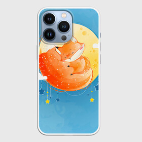 Чехол для iPhone 13 Pro с принтом Спящая лисичка 22 в городе Новоалтайск,  |  | лиса | лисена | пушистая | сон | хитрая