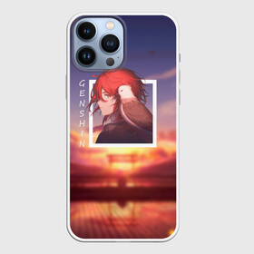 Чехол для iPhone 13 Pro Max с принтом Дилюк Рагнвиндр | Diluc Ragnvindr, Genshin Impact | Геншин импакт в городе Новоалтайск,  |  | Тематика изображения на принте: diluc | genshin impact | ragnvindr | аниме | геншин импакт | дилюк | игра | огонь | первоначальный бог | пиро | полуночный герой | рагнвиндр