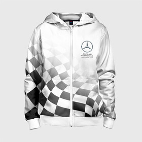 Детская толстовка 3D на молнии с принтом MERCEDES МЕРСЕДЕС СПОРТ ФИНИШНЫЙ ФЛАГ ФОРМУЛА 1 в городе Новоалтайск, 100% полиэстер |  манжеты и пояс оформлены широкой мягкой резинкой, двухслойный капюшон со шнурком для регулировки, спереди карманы и застежка-молния
 | amg | auto | brabus | f1 | formula 1 | formula one team | mercedes | mersedes | merсedes | petronas | sport | авто | автомобиль | автомобильные | автоспорт | амг | брабус | бренд | вальтери боттас | льюис хэмилтон | марка | машины | мер