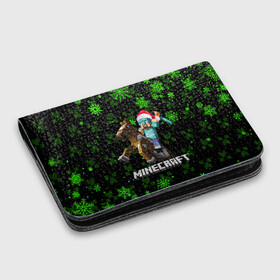 Картхолдер с принтом с принтом MINECRAFT НОВОГОДНИЙ КРИПЕРЫ в городе Новоалтайск, натуральная матовая кожа | размер 7,3 х 10 см; кардхолдер имеет 4 кармана для карт; | 2022 | block | creeper | cube | minecraft | piggy | pixel | tnt | блок | гаст | геометрия | дед мороз | крафт | крипер | кубики | майнкрафт | новогодний minecraft | новогодний майнкрафт | новый год | пиксели | санта клаус | свинья | тнт